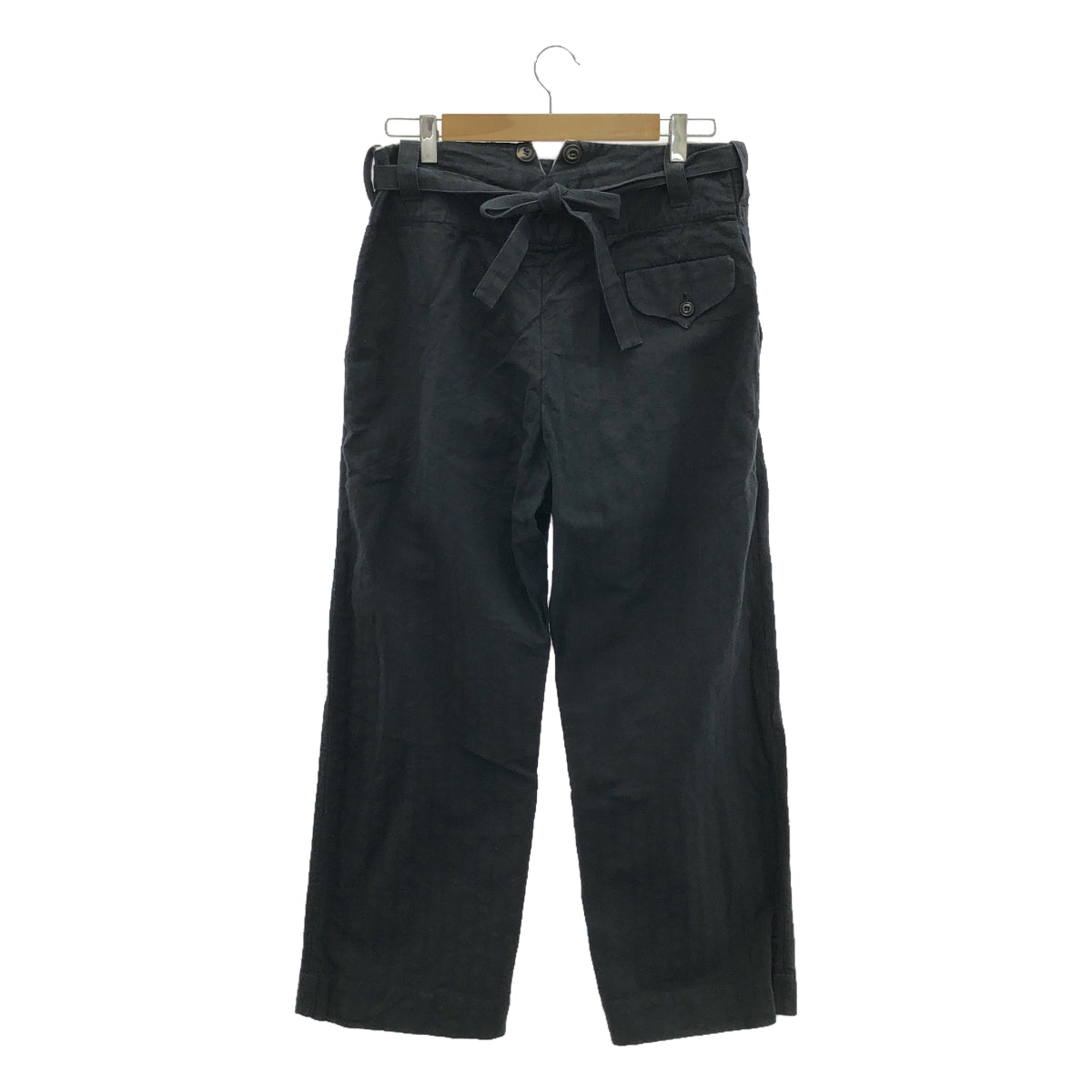 【美品】 JOHN ALEXANDER SKELTON / ジョンアレキサンダースケルトン | 2023SS | CXIII / ジャガード サスペンダーパンツ | M | black | メンズ