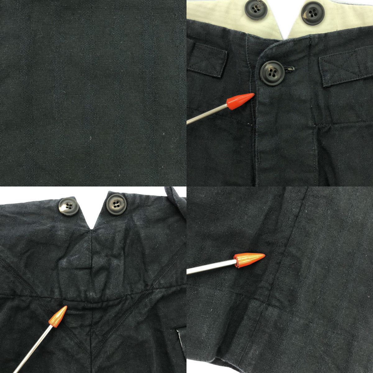 【美品】 JOHN ALEXANDER SKELTON / ジョンアレキサンダースケルトン | 2023SS | CXIII / ジャガード サスペンダーパンツ | M | black | メンズ