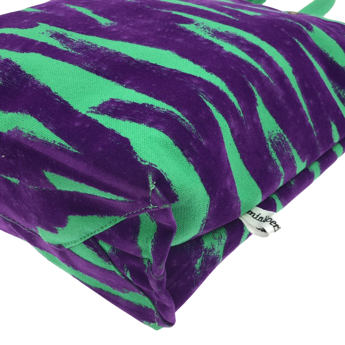 mina perhonen / mina perhonen | 2023AW | puska flocked print tote bag |