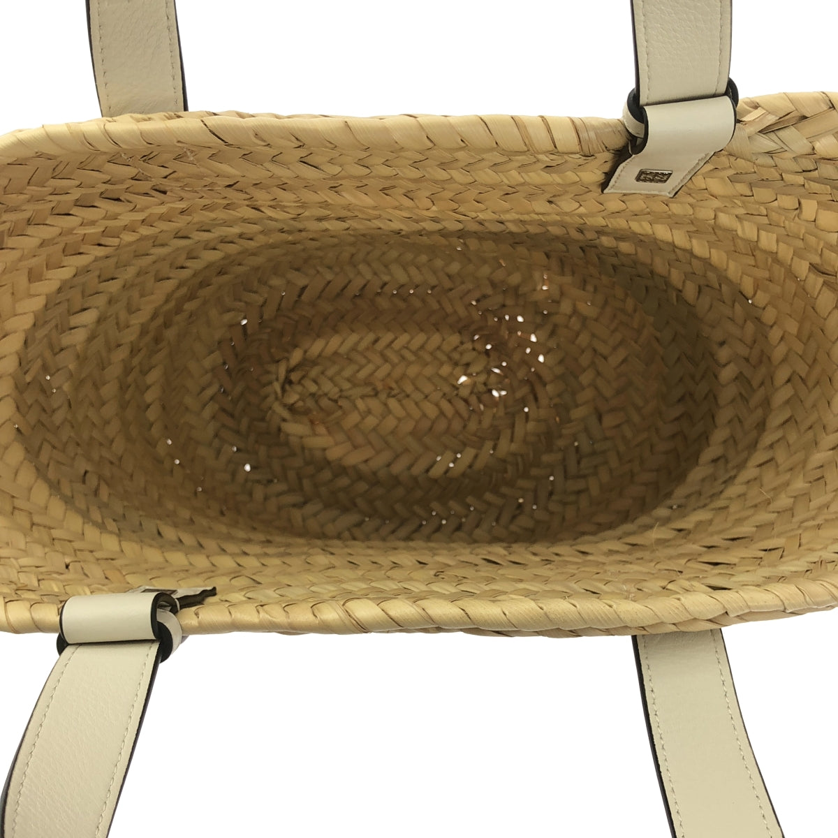 【미품】 LOEWE / 로에베 | 아나그램 바구니 바구니 가방 | 화이트 | 여성