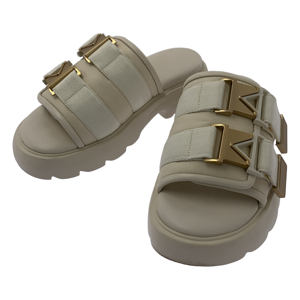 BOTTEGA VENETA | 皮革閃光雙帶涼鞋 | 尺寸 36 | 女款