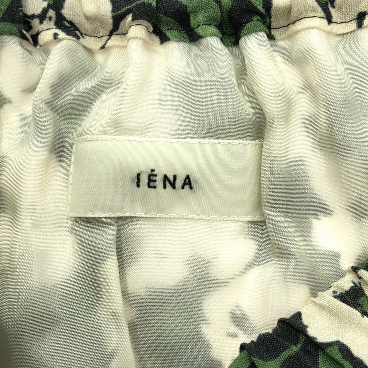 IENA / イエナ | 2023AW | DEVEAUX / フラワーティアードスカート / 裏地付き | 36 | グリーン系 | レディース