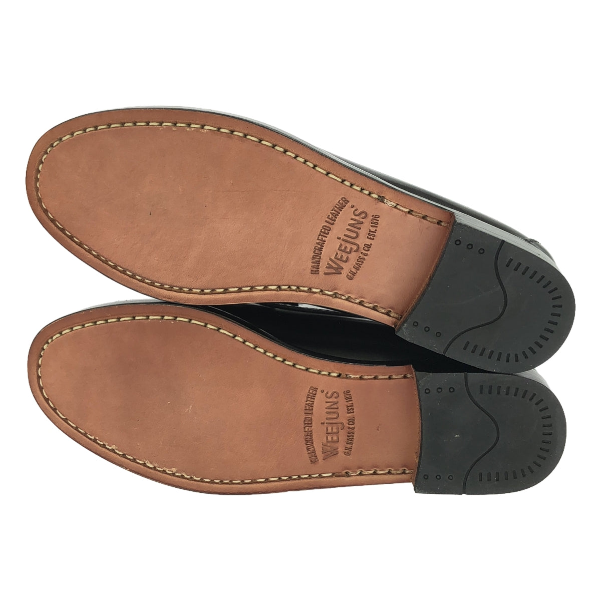 【新品】  G.H.BASS / ジーエイチバス | WEEJUNS PENNY LOAFERS ペニーローファー | US4.5 | ブラック/ホワイト | レディース