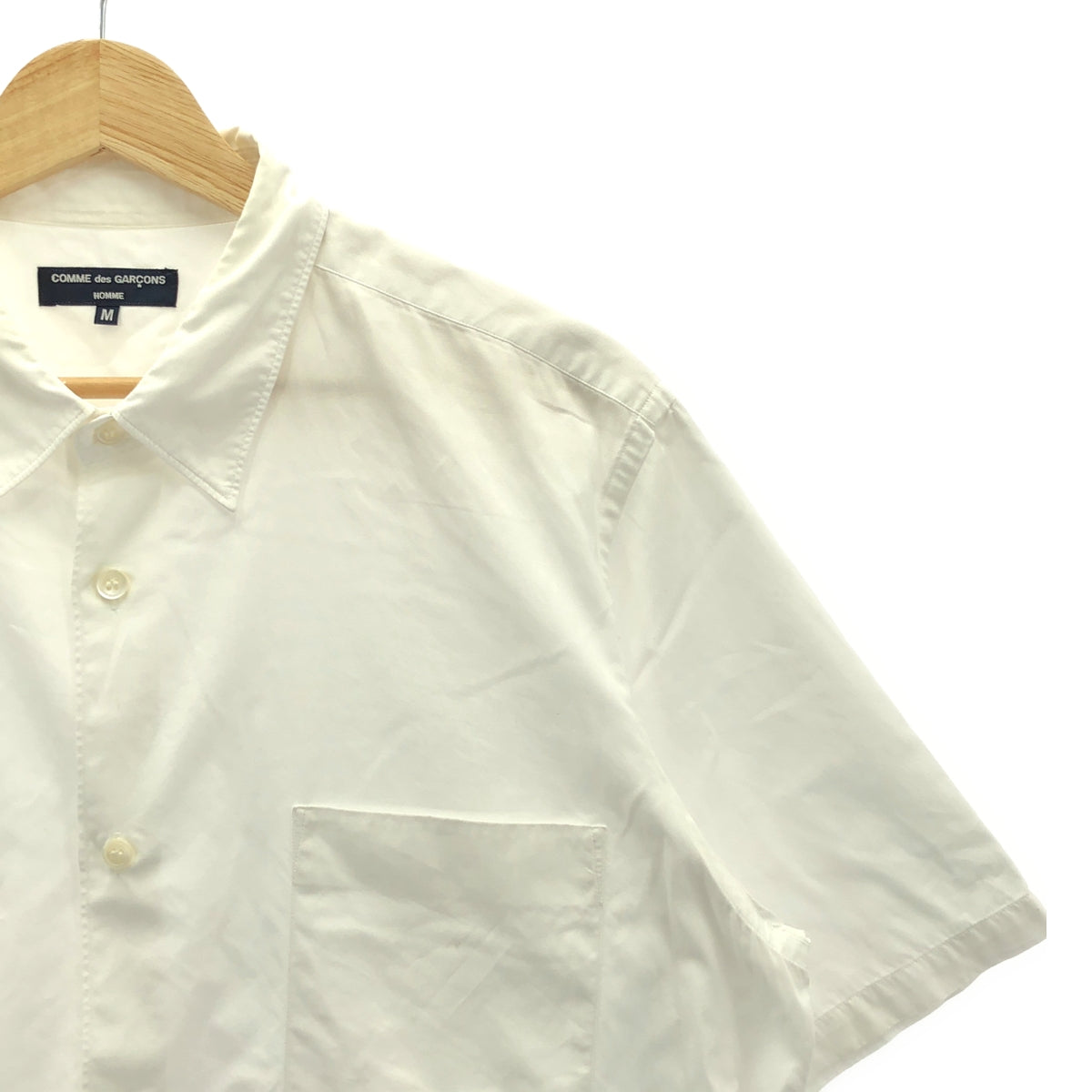 COMME des GARCONS HOMME | 2007SS | Short-sleeved cotton shirt | M | Men's