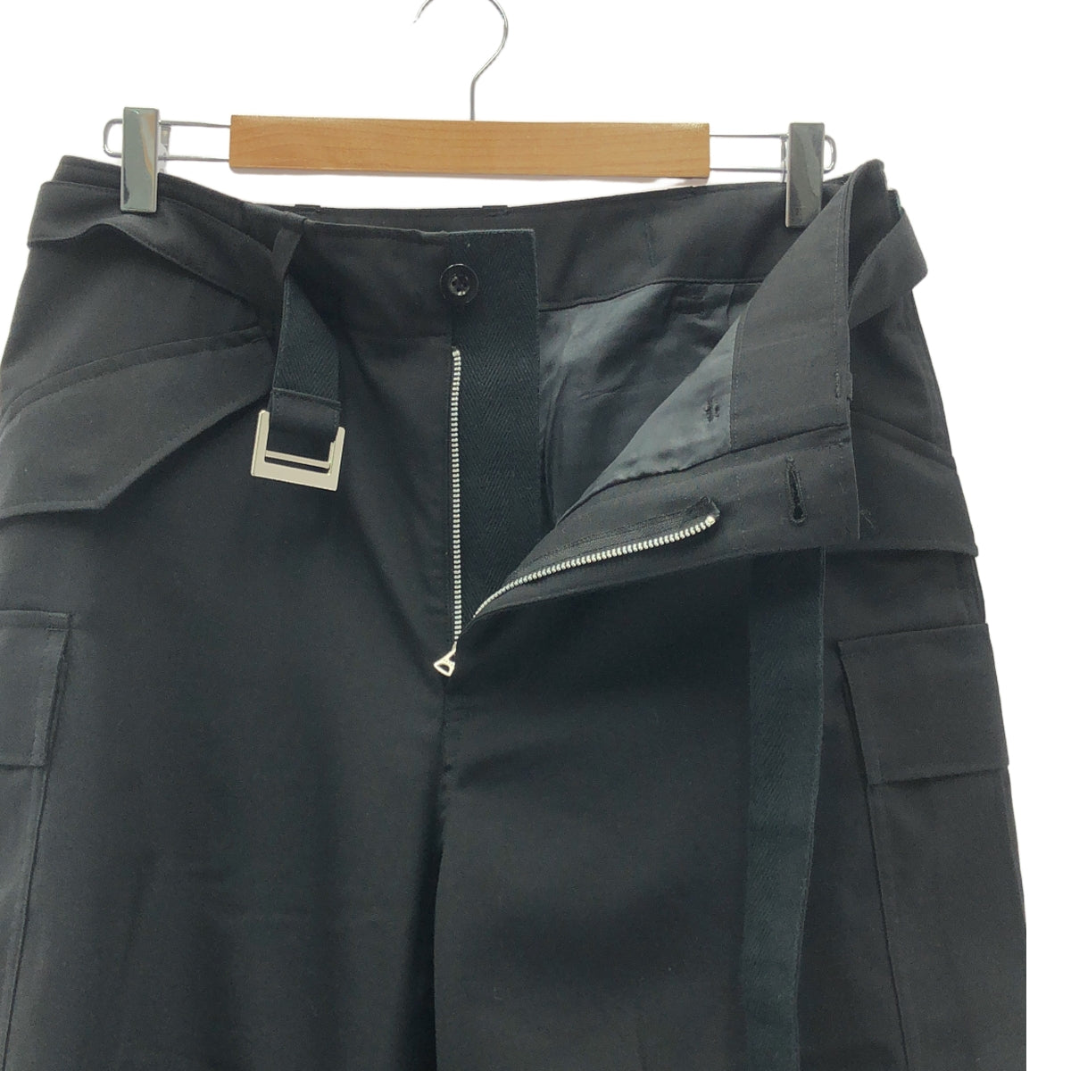 sacai / サカイ | 2024SS | Suiting Pants / スーチング ワイド カーゴ パンツ | 1 | メンズ