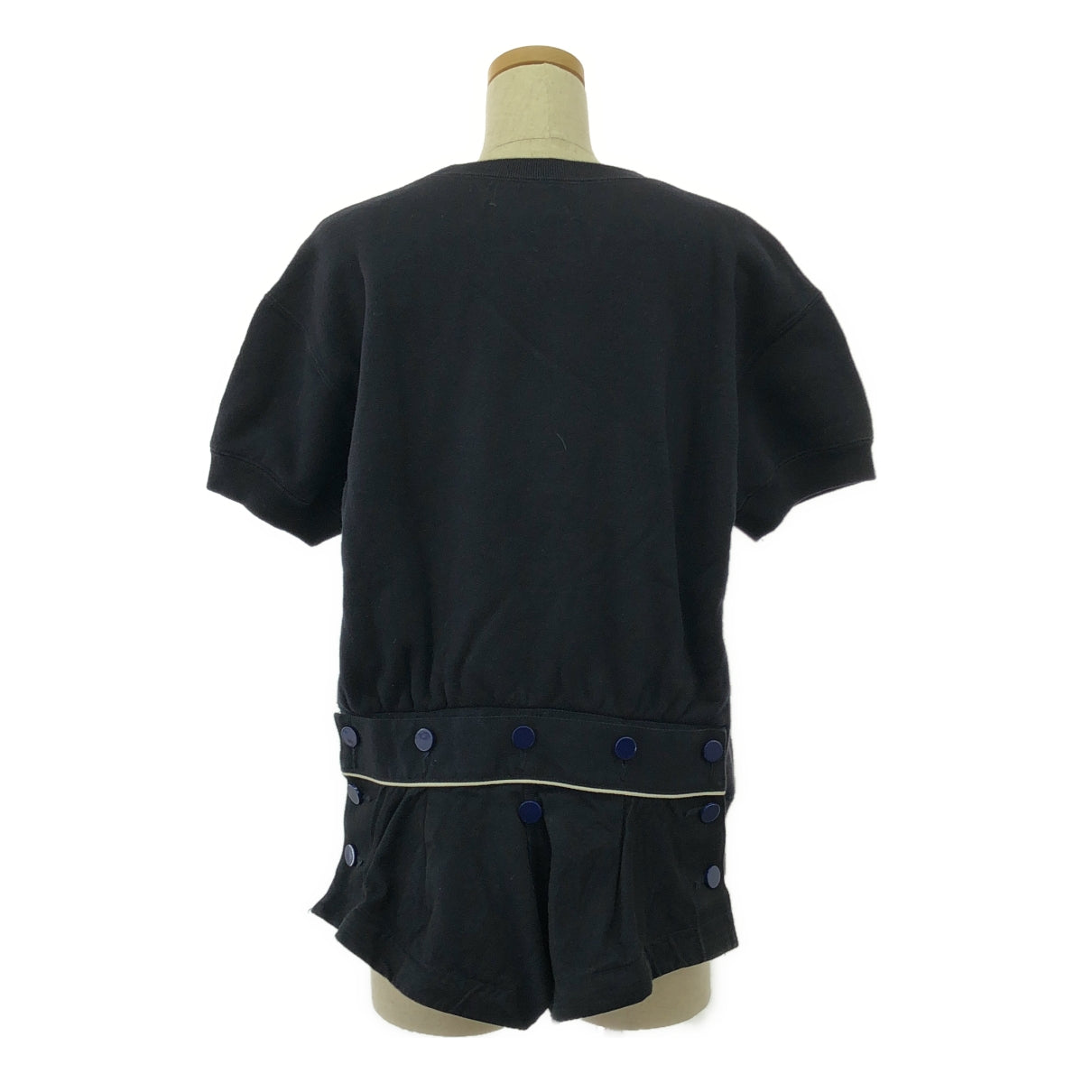 sacai | Back design short sleeve sweatshirt | 3 | Women's