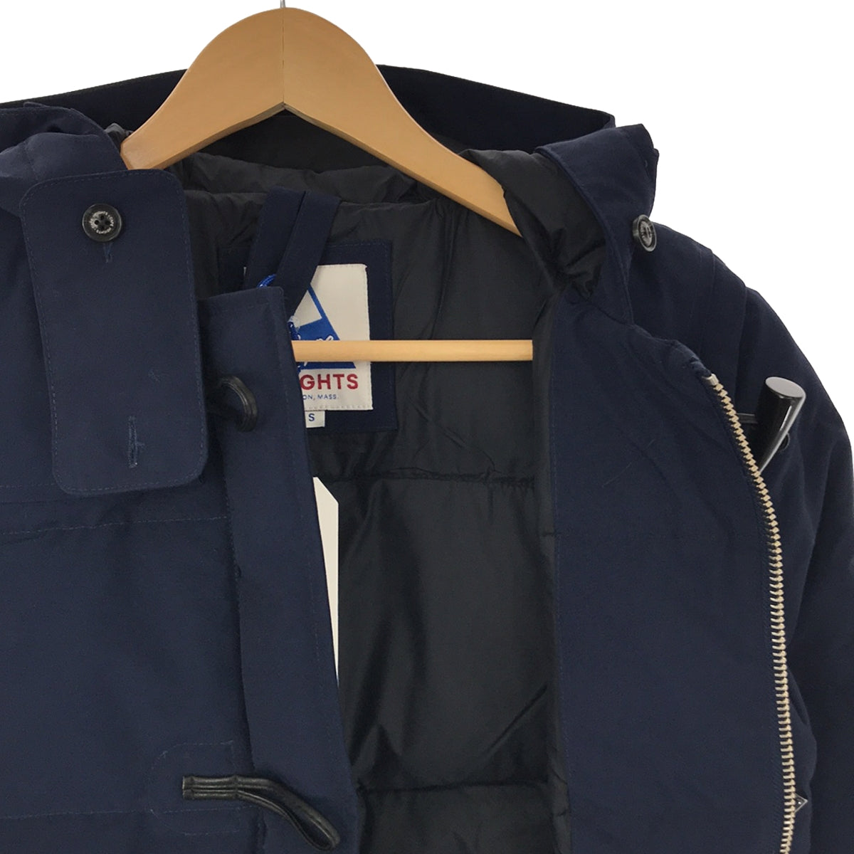 【신품】 Cape Heights / 케이프 하이츠 | DALMENY JACKET / 틴 스트랩 다운 재킷 후디 | S | Navy | 여성