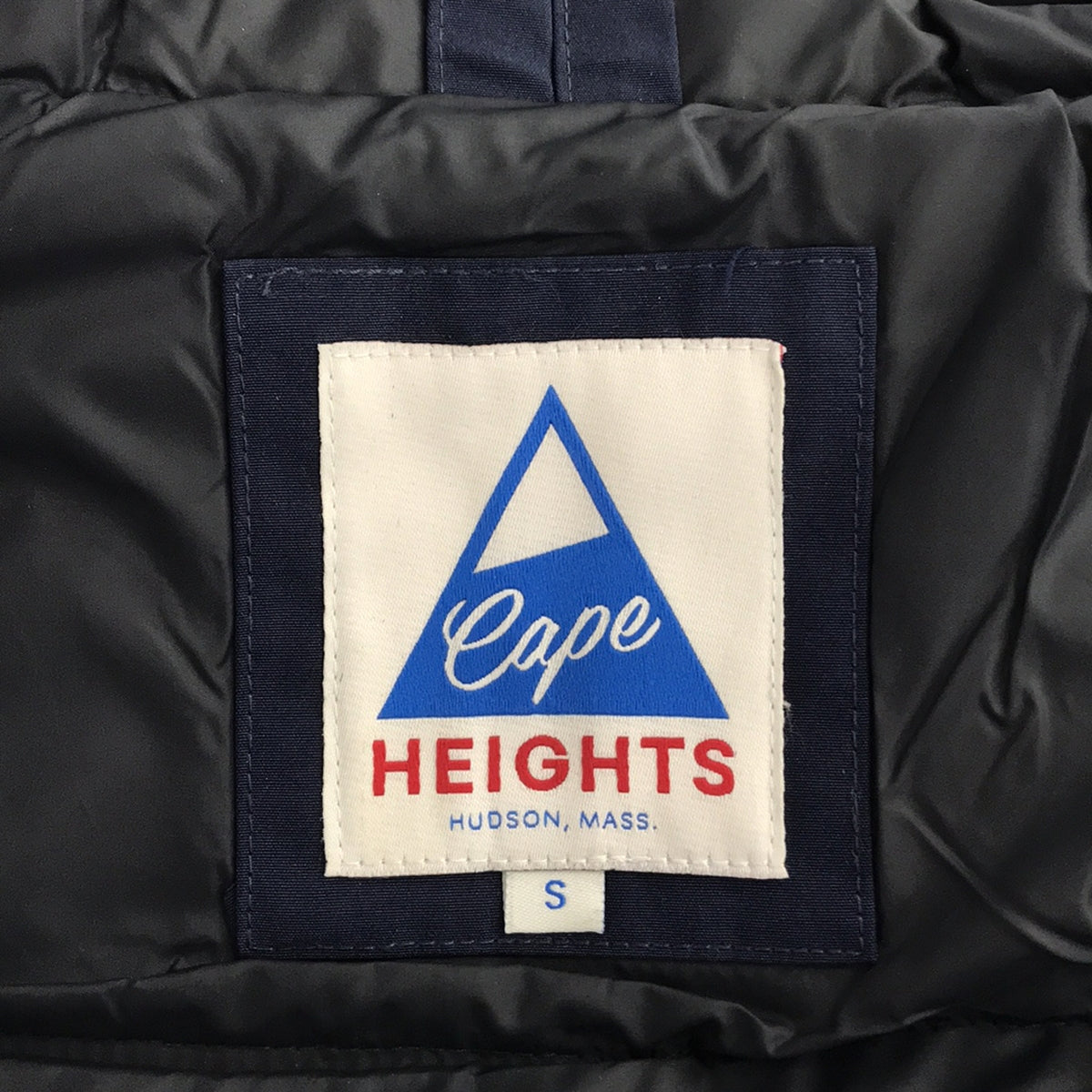【신품】 Cape Heights / 케이프 하이츠 | DALMENY JACKET / 틴 스트랩 다운 재킷 후디 | S | Navy | 여성