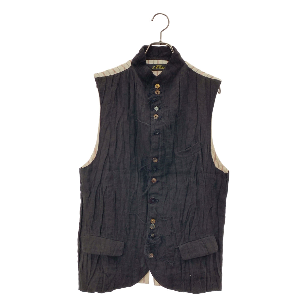 ARCHIVIO J.M. Ribot アルキビオ リボット ジレ　ベスト ARCHIVIO J.M.Ribot / アルキビオジェイエムリボット | リネン