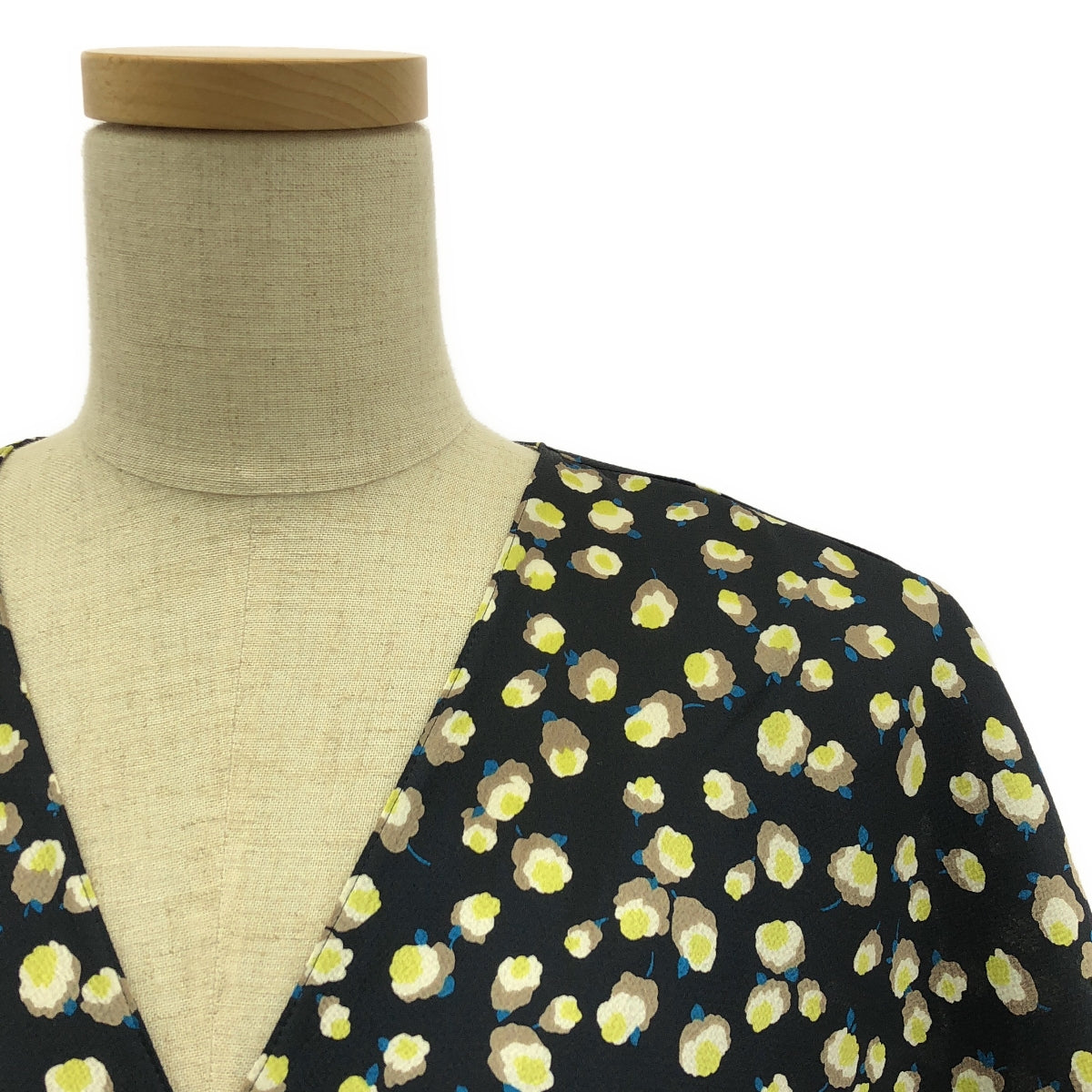 Tomorrowland BALLSEY | 2023SS | Petite Flower Print Cache-Coeur Dress | 36 | Women's