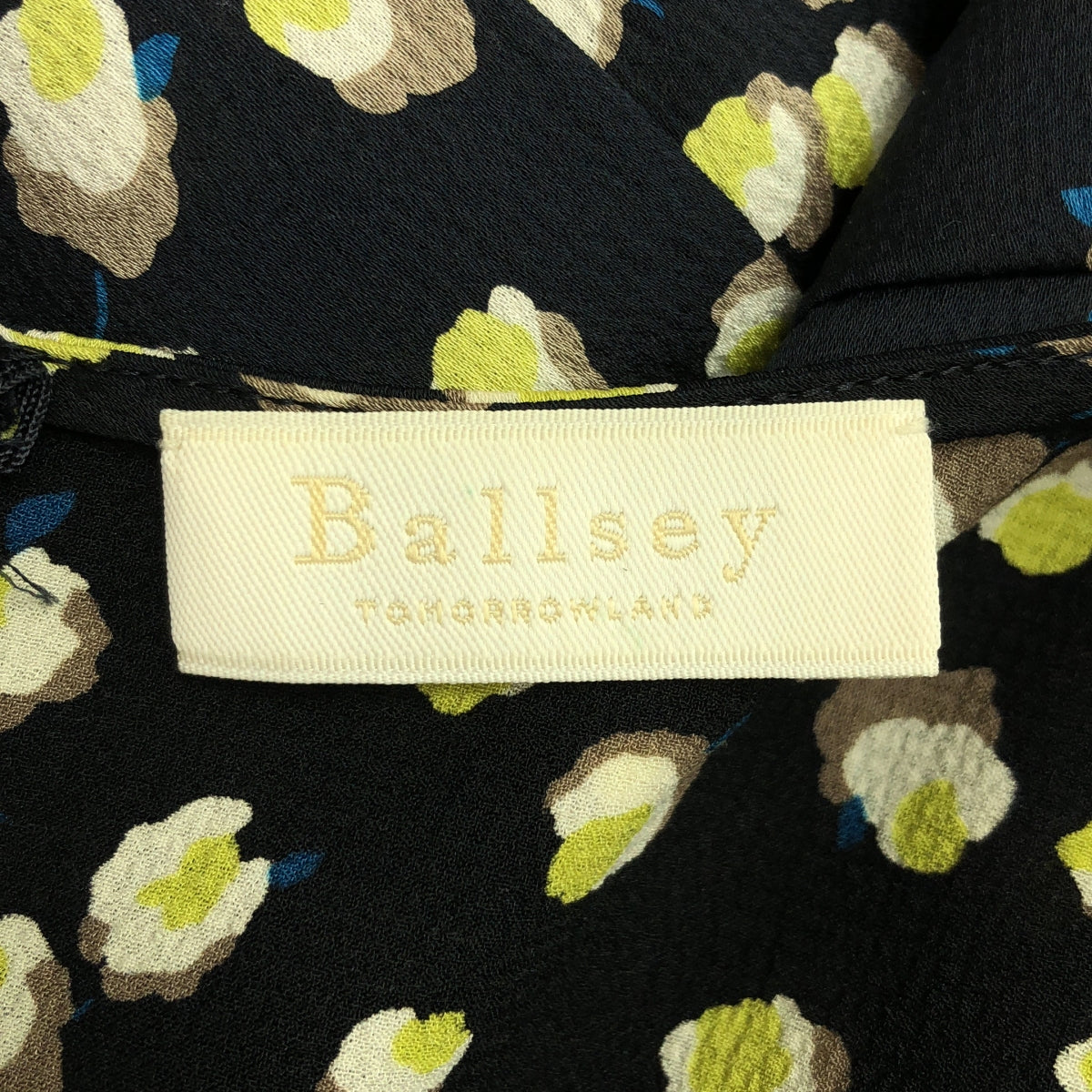 Tomorrowland BALLSEY | 2023SS | Petite Flower Print Cache-Coeur Dress | 36 | Women's