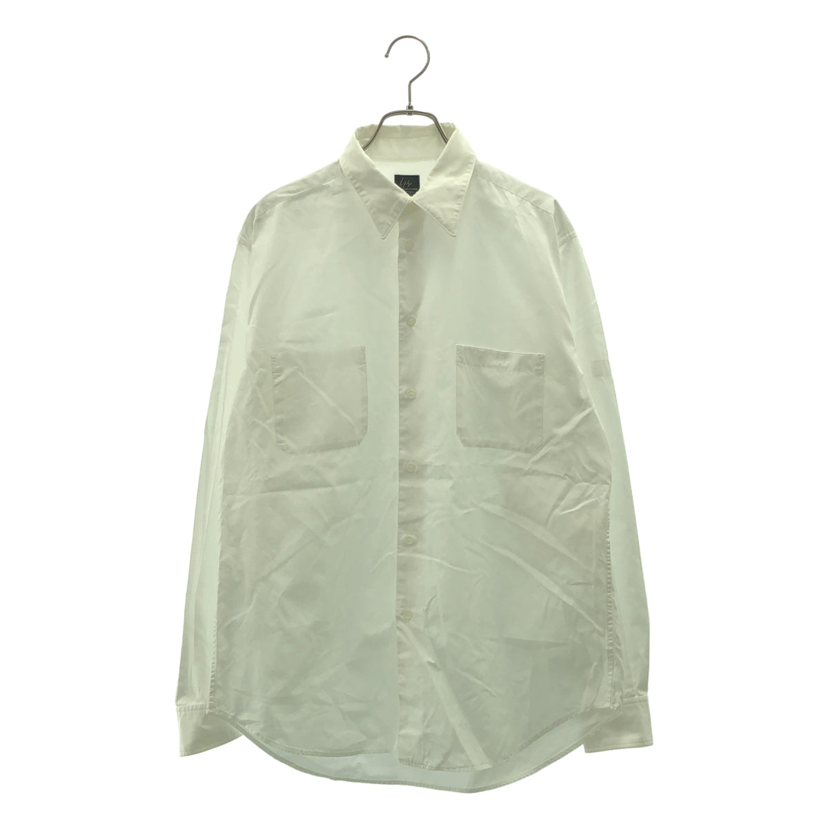 美品 20SS◎ヨウジヤマモトコスチュームドオム オープンカラーシャツ L相当 Yohji Yamamoto pour homme(ヨウジヤマモトプールオム) オープンカラー