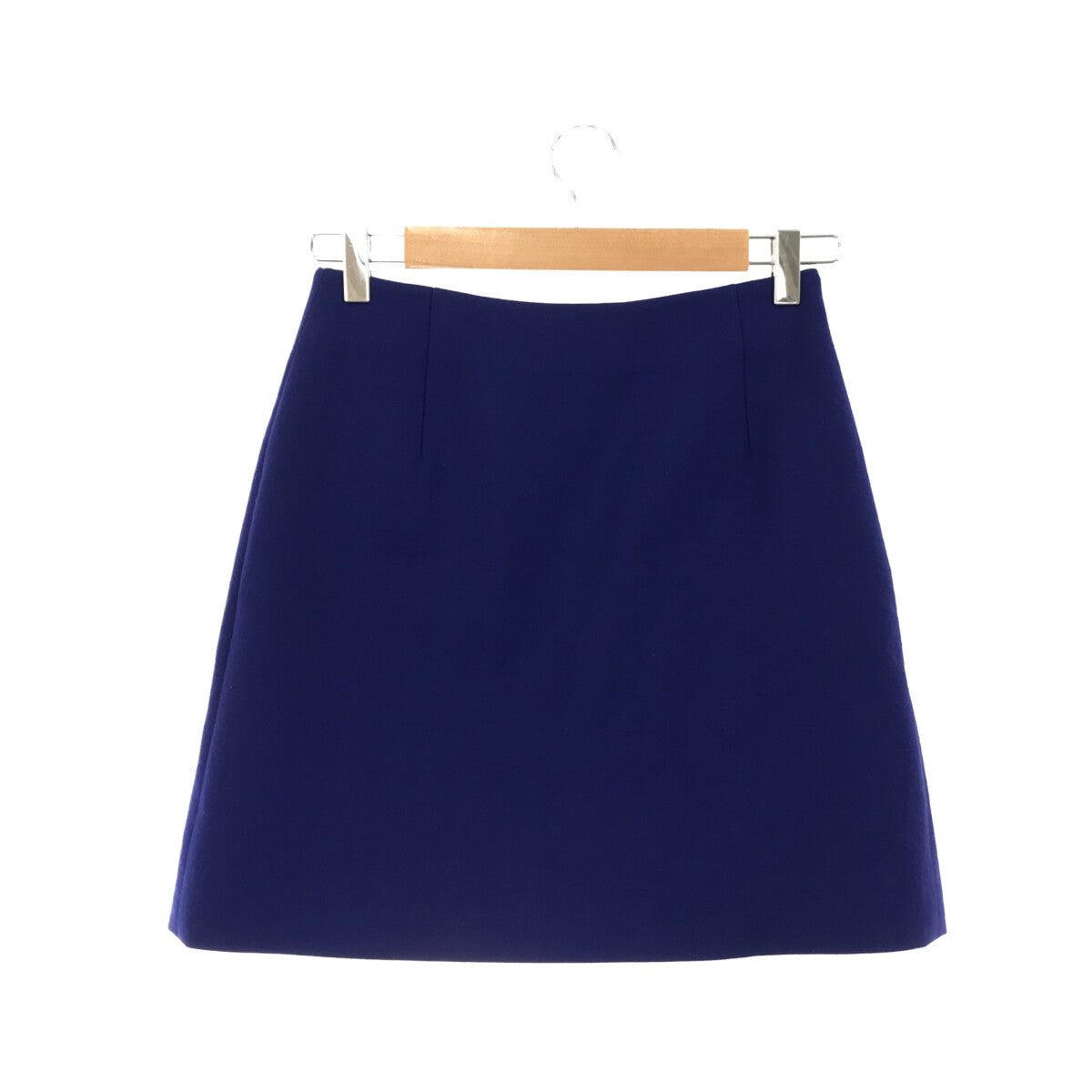 【美品】 Christian Dior / クリスチャンディオール | ウール ビジューボタン スカート | 36 | ネイビー | レディース
