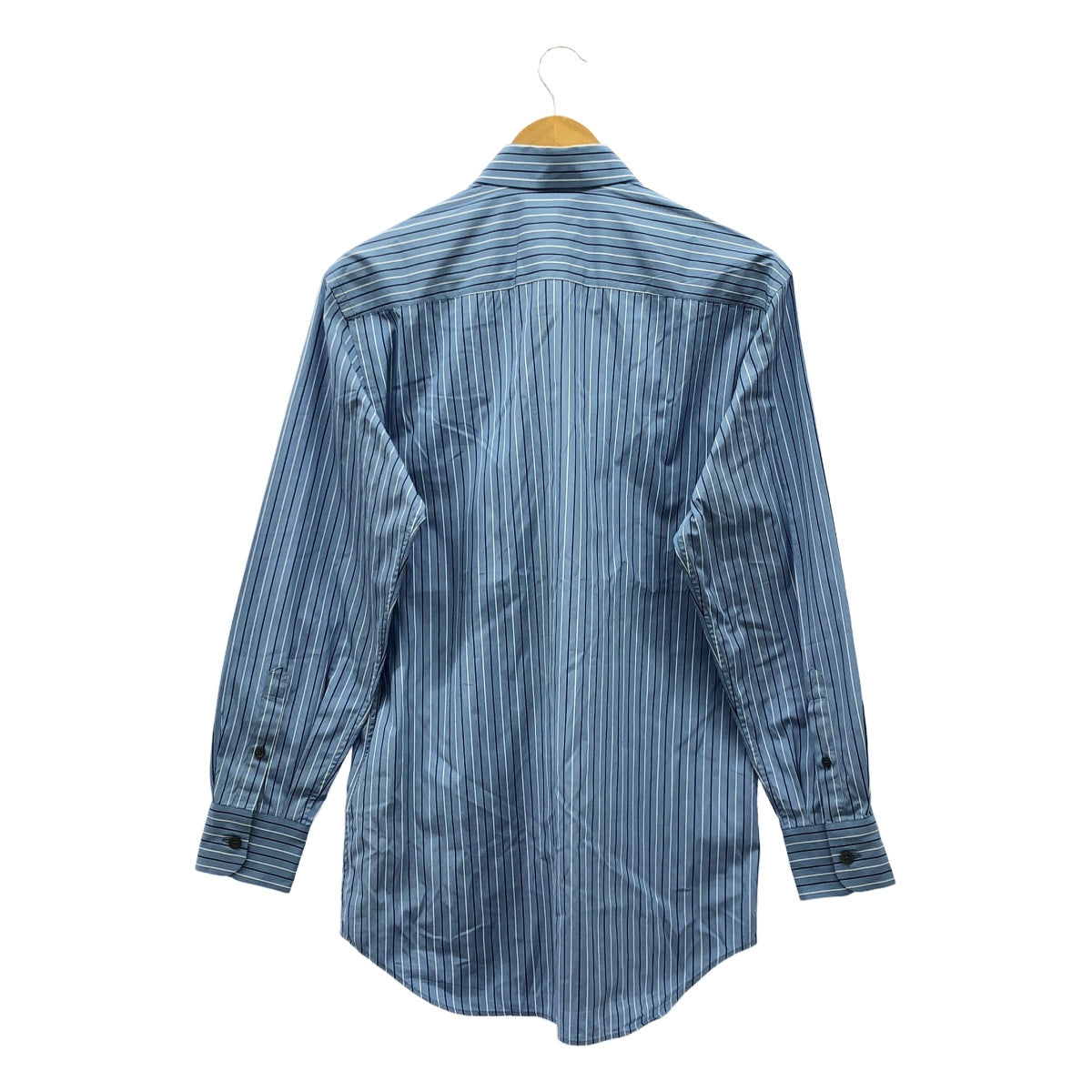 PRADA / プラダ | POPELINE BACCHET / コットン ストライプ レギュラーカラー シャツ | 38(15) | メンズ