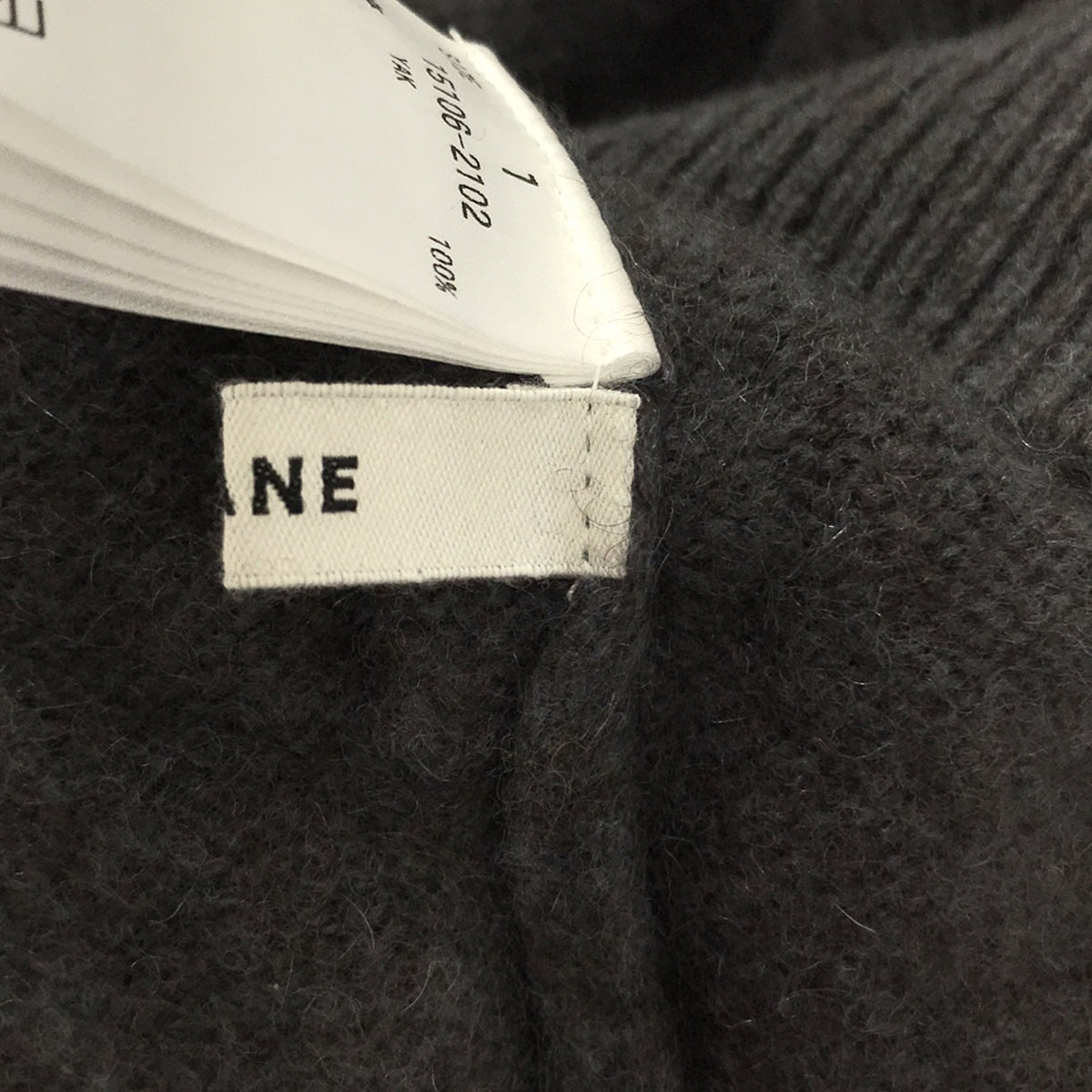 CLANE / クラネ | 2023AW | W FACE HALF ZIP YAK KNIT TOPS ダブルフェイス ハーフジップ ヤク ニット | 1 | グレー | レディース