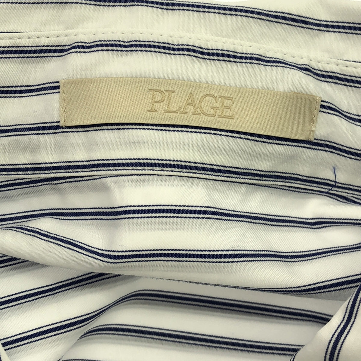 Plage / Plage | 2024SS | WIDE SLEEVE SHIRT COTTON STRIPES | F | WOMEN'S