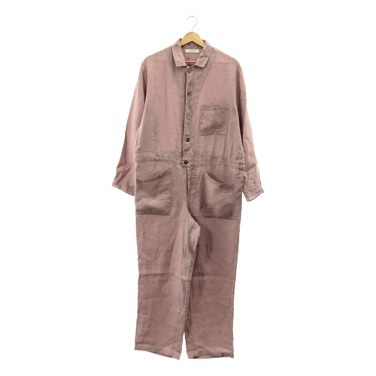 miiThaaii / 미타이 | 린넨 유쿠타 점프수트 올인원 | F | 핑크 | 여성