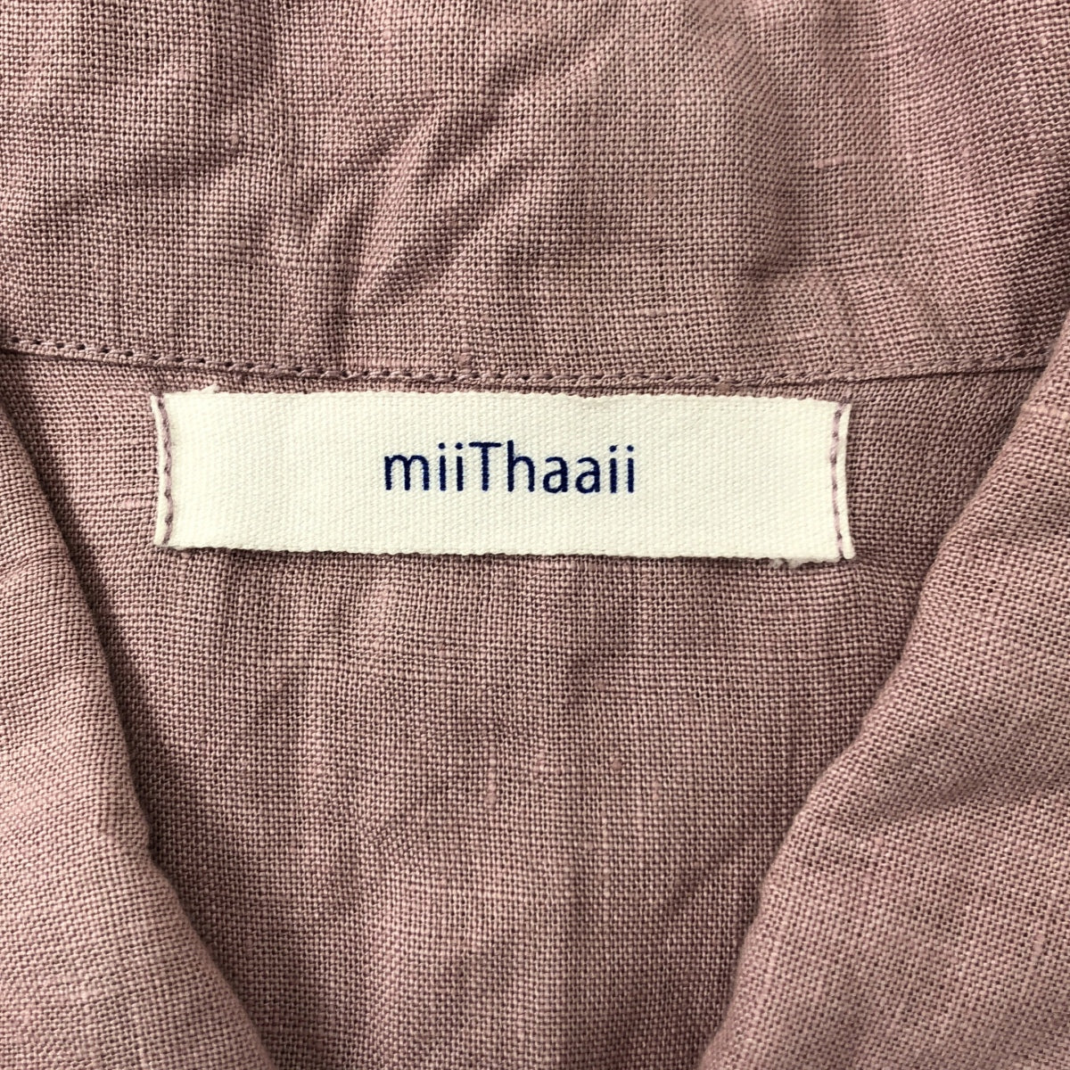 miiThaaii / 미타이 | 린넨 유쿠타 점프수트 올인원 | F | 핑크 | 여성