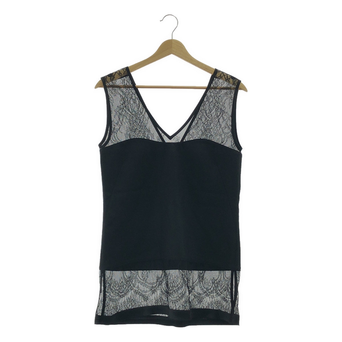 ELIN / エリン | レース バックジップ トップス | 38 | ブラック | レディース