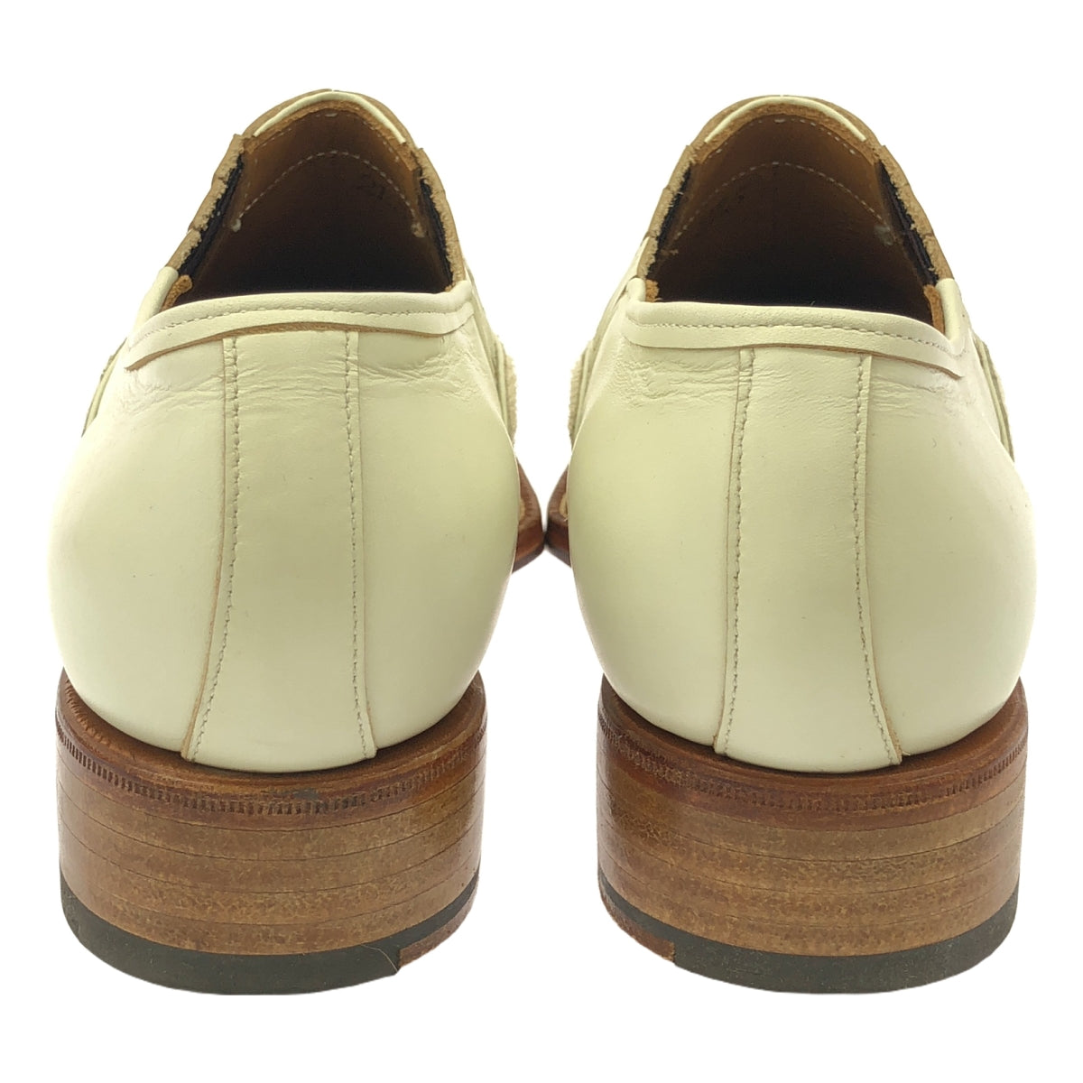 OTOPE / オトペ | Elastic ハラコ切替 スリッポンシューズ | 21.5 | ホワイト | レディース