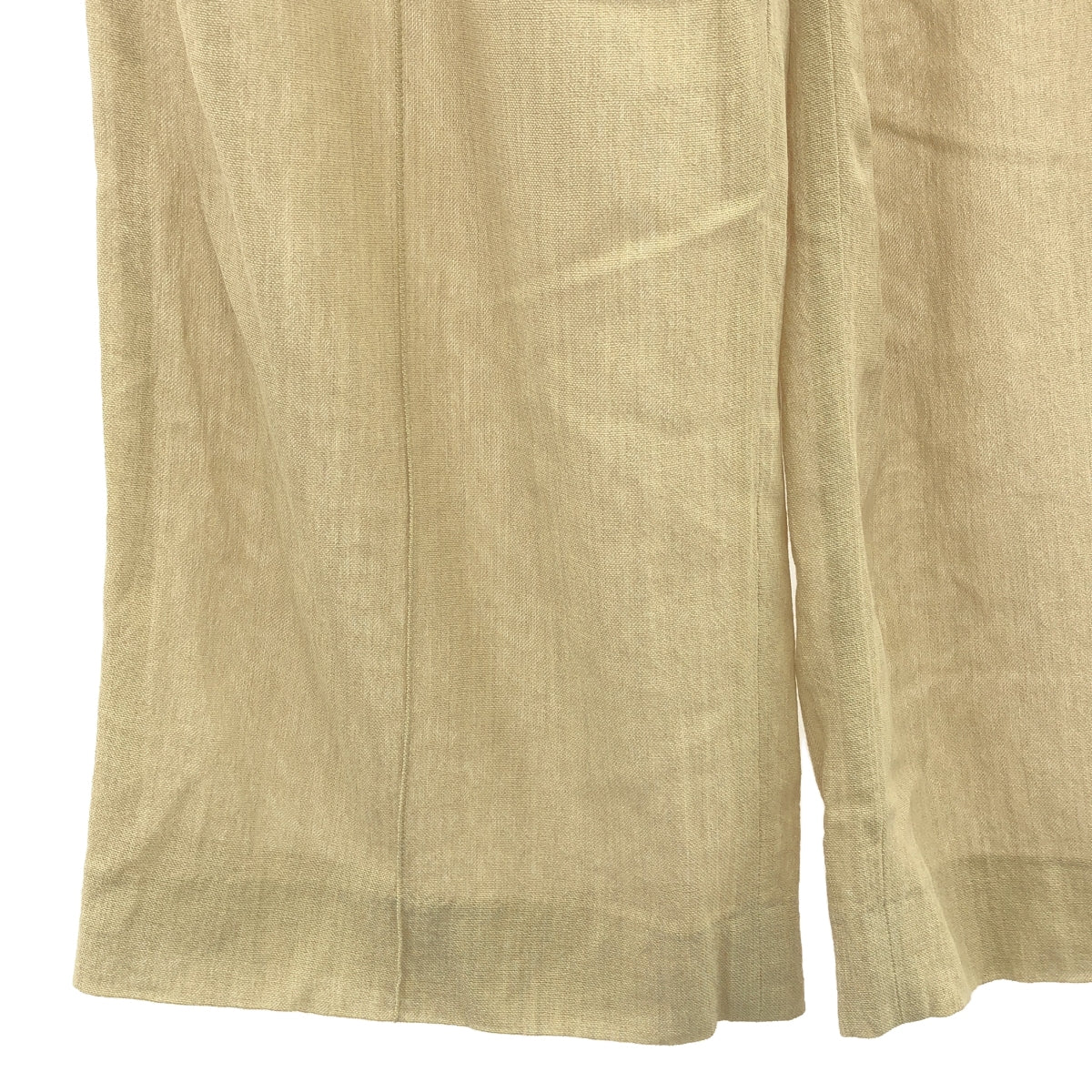 Rito | Wool tuck wide pants | 36 | Beige | Women's