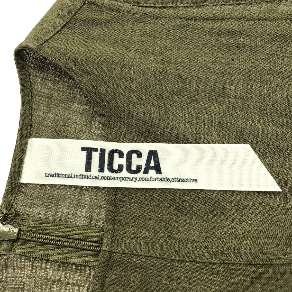 TICCA | 2022SS | 亞麻連身工裝褲 | F | 女款