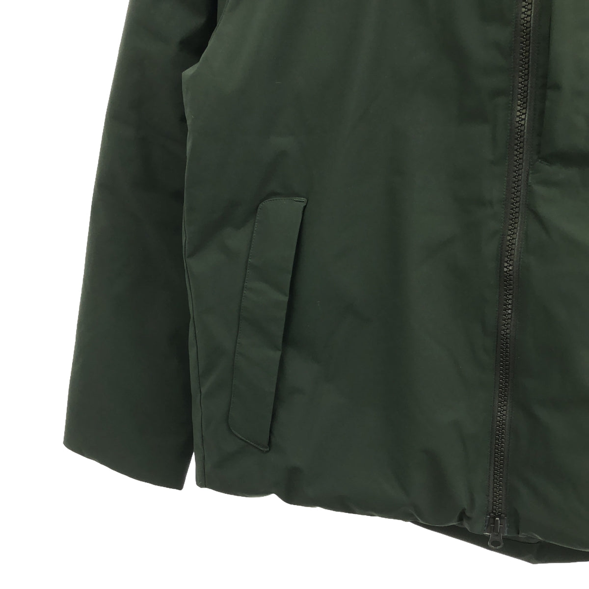 【美品】 SAVE THE DUCK / セーブザダック | OBIONE フーデッド ダウンジャケット | L | グリーン | メンズ