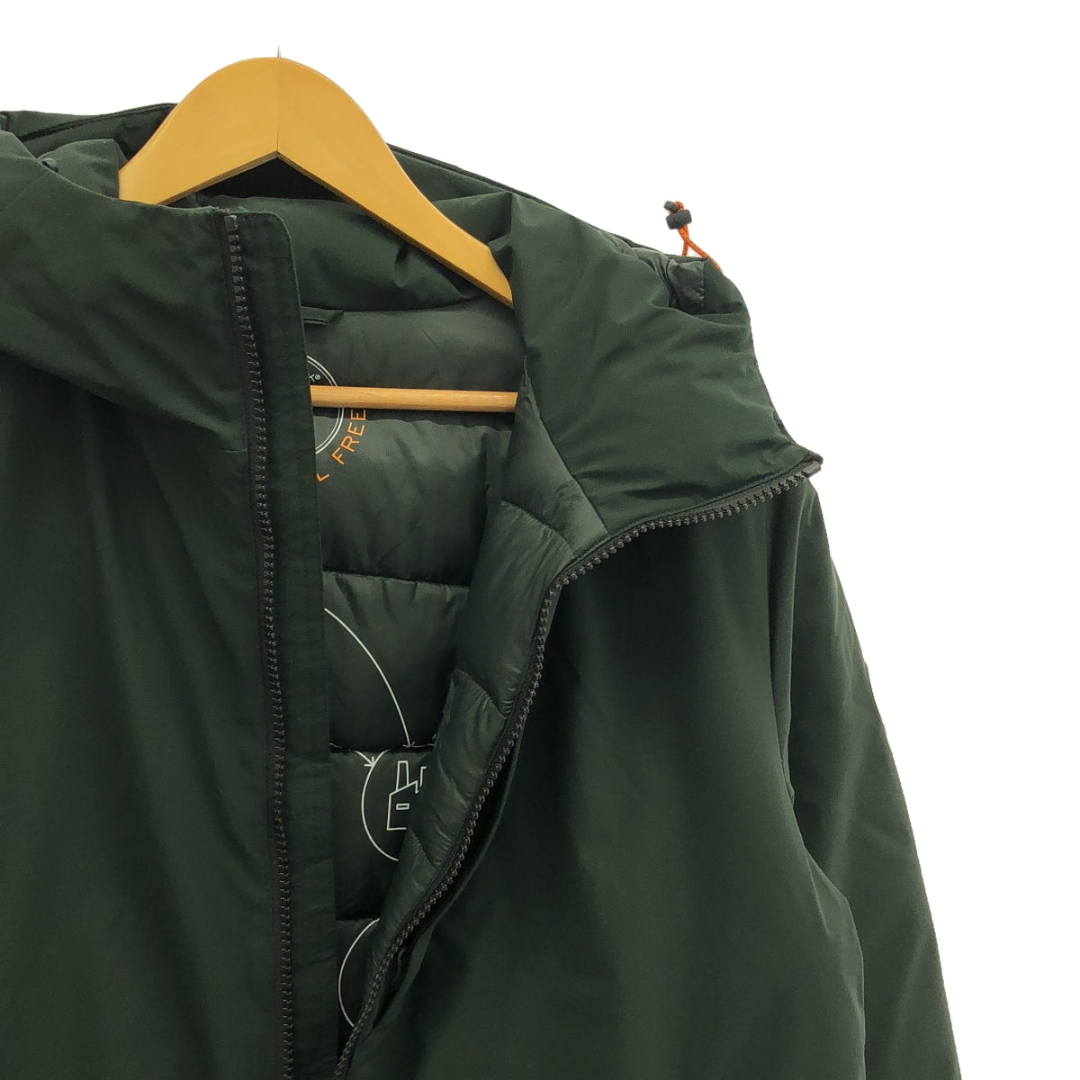 【美品】 SAVE THE DUCK / セーブザダック | OBIONE フーデッド ダウンジャケット | L | グリーン | メンズ