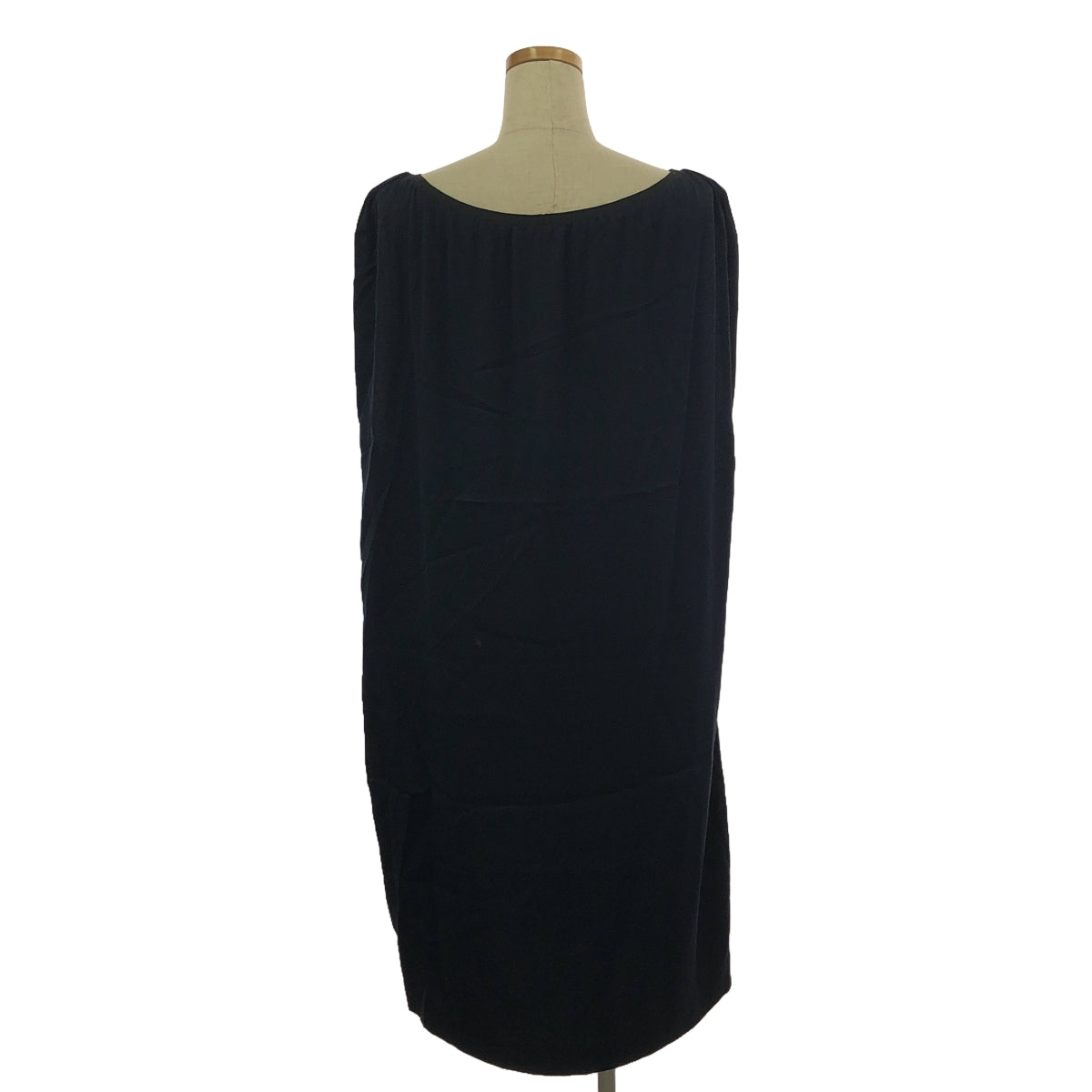 DRIES VAN NOTEN | Wide neck sleeveless pullover dress | Size 36 | Navy | Women's