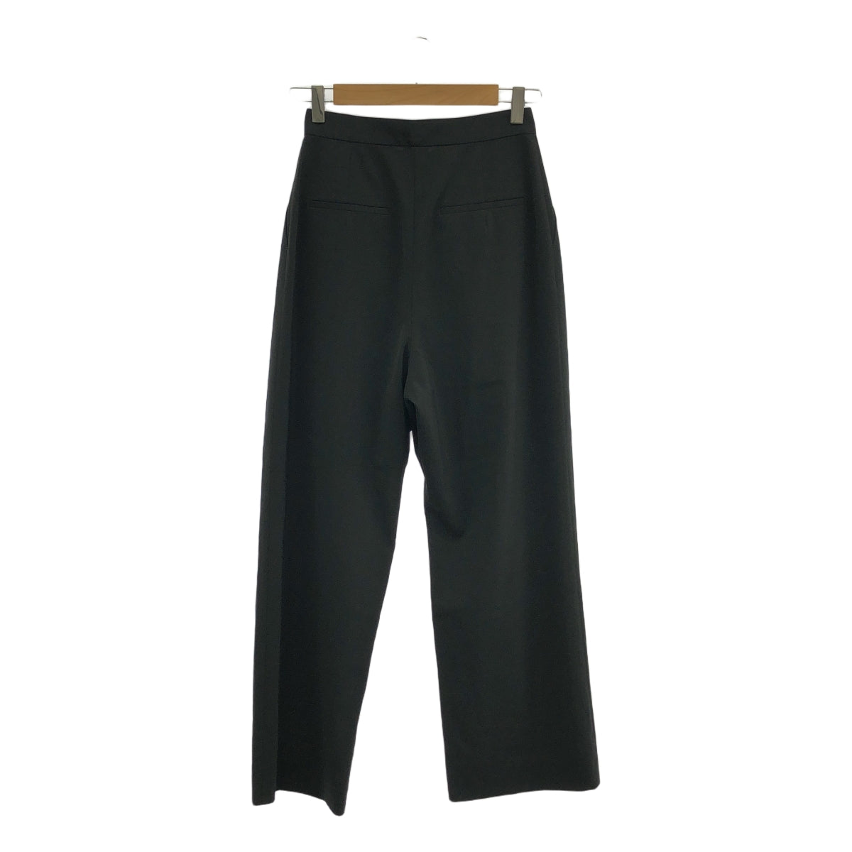 【美品】 LE CIEL BLEU / ルシェルブルー | 2タック ワイド テーパード スラックス パンツ | 34 | ブラック | レディース