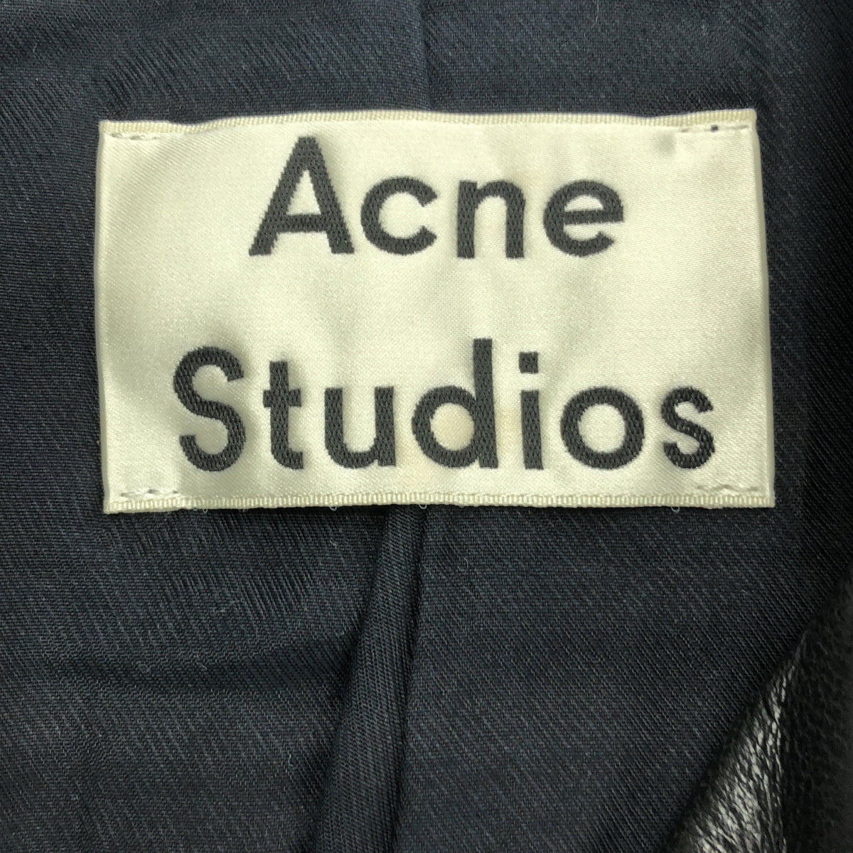 Acne Studios | MOCK | 羔羊皮雙騎士外套 | 全襯裡 | 尺寸 34 | 女款