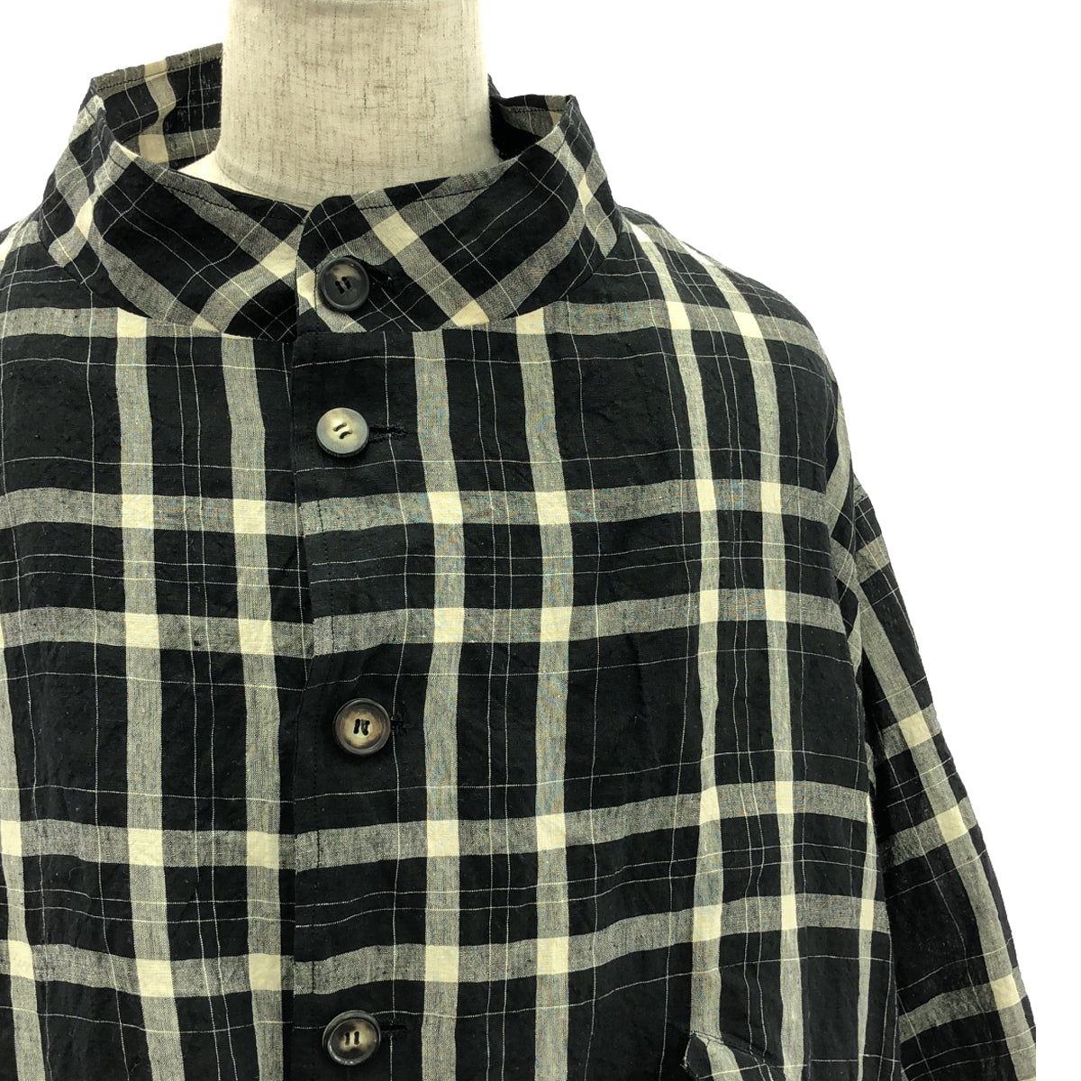 【美品】 ARCHIVIO J.M.Ribot / アルキビオジェイエムリボット | 2024SS | PK01/CK ドローストリング オーバーコート | 46 | black /white /gray | メンズ