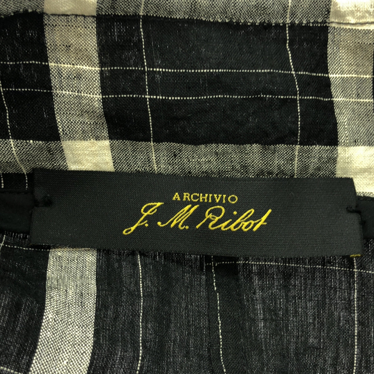 【美品】 ARCHIVIO J.M.Ribot / アルキビオジェイエムリボット | 2024SS | PK01/CK ドローストリング オーバーコート | 46 | black /white /gray | メンズ