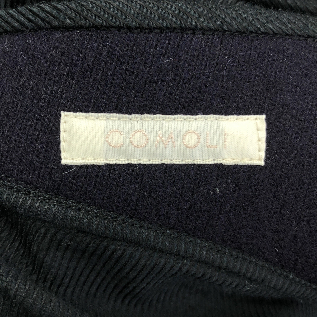 COMOLI / 코모리 | Cavalier Melton Double Breasted Coat / 캐벌리 멜튼 더블 브레스테드 코트 | 1 | 남성