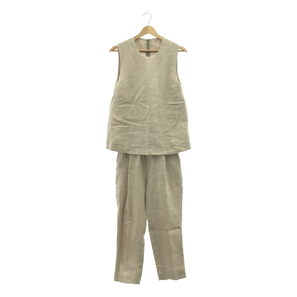 Ron Herman / 론허만 | 린넨 민소매 점프수트 | S | 베이지 | 여성