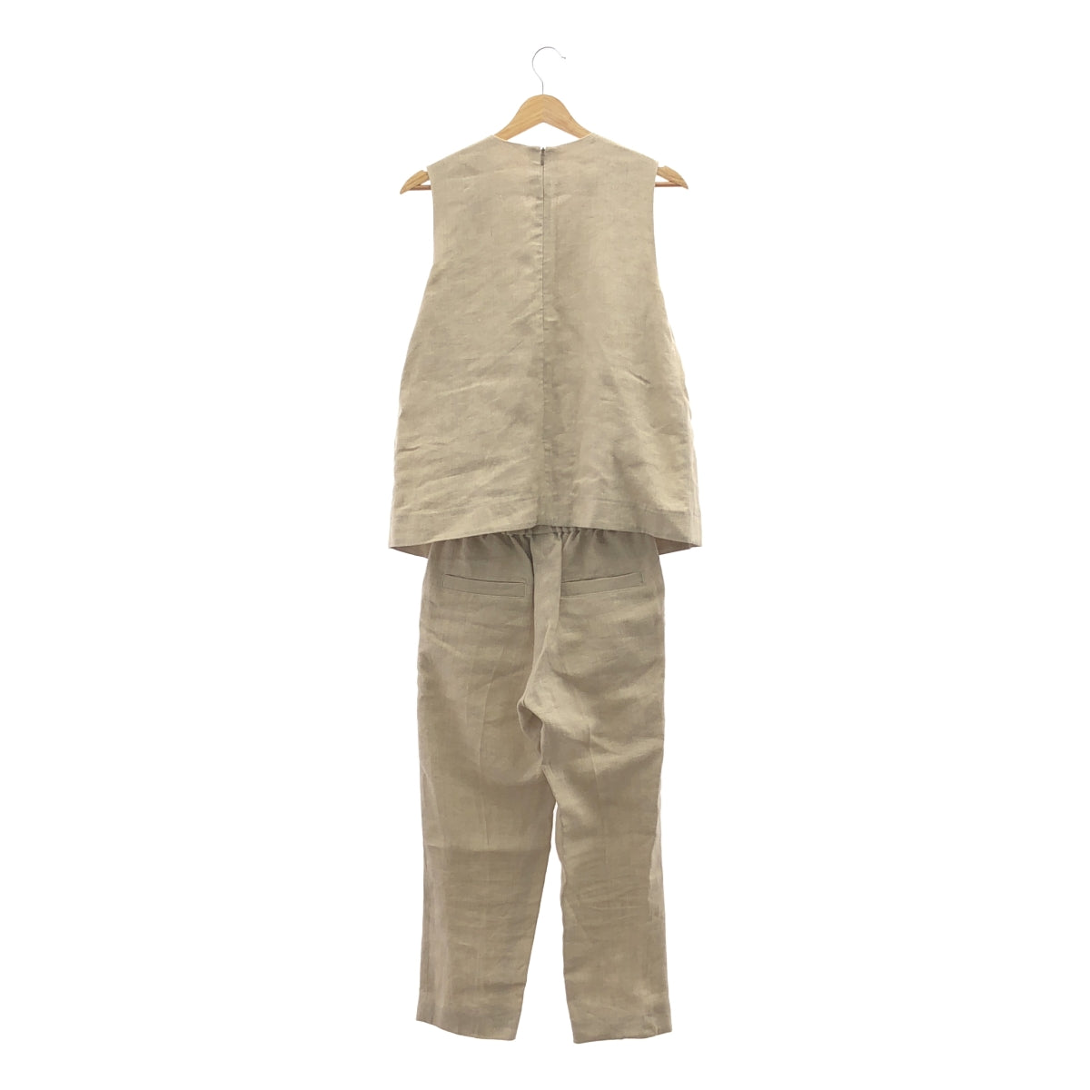 Ron Herman / 론허만 | 린넨 민소매 점프수트 | S | 베이지 | 여성