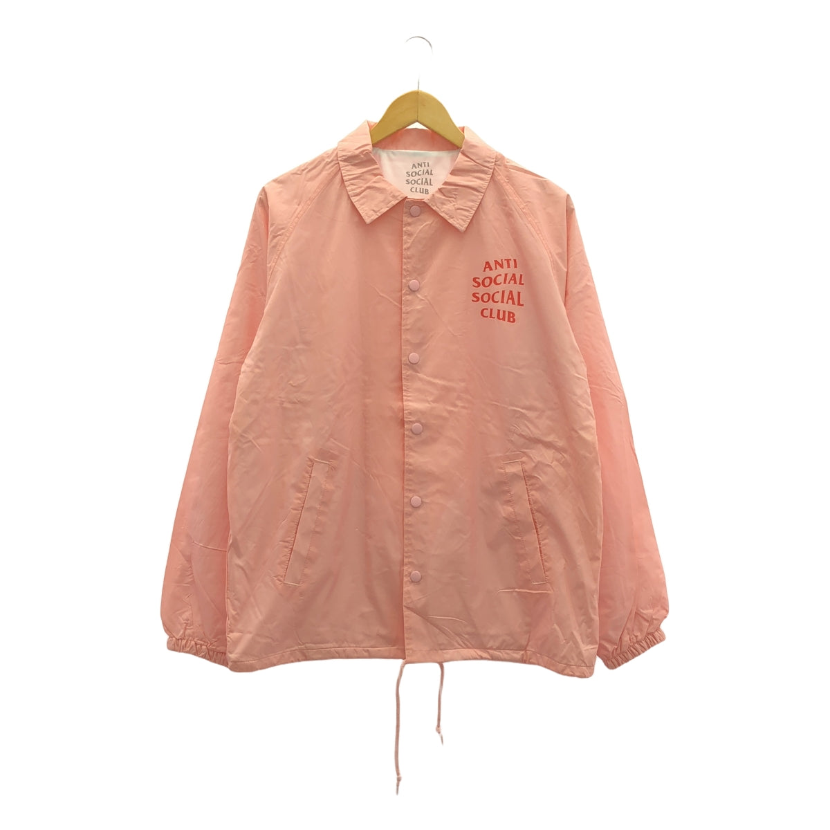 ANTI SOCIAL SOCIAL CLUB / 안티 소셜 소셜 클럽 | 나일론 코치 재킷 | M | 핑크 | 남성