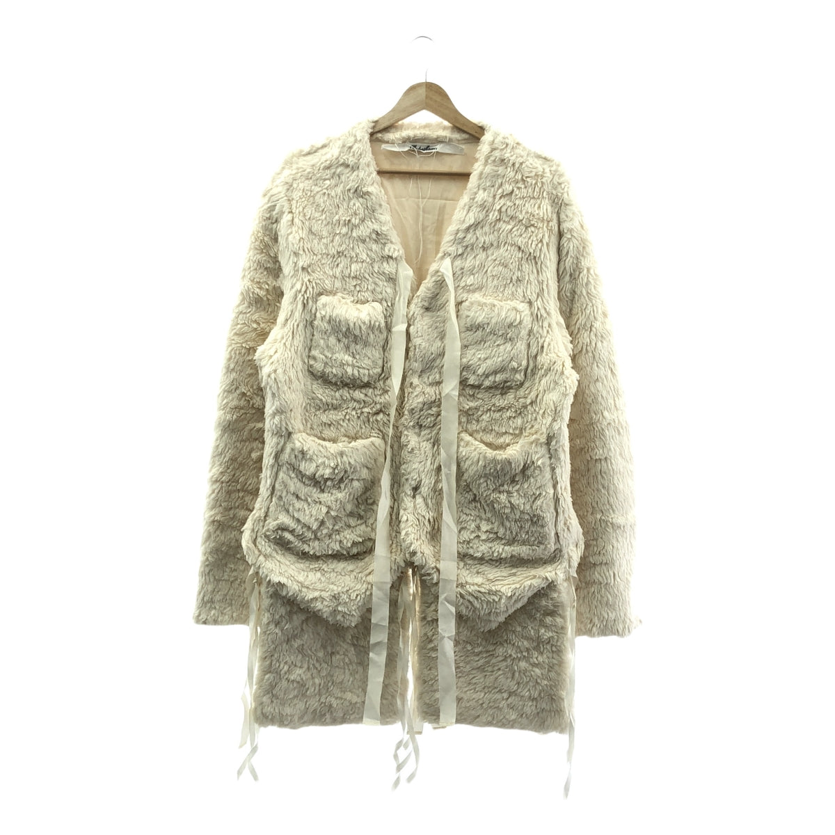【신품】 Midorikawa / 미도리카와 | 2021AW | ORGANIC BOA BLOUSON 유기농 보아 블루존 | FREE | IVORY / 아이보리 | 남성