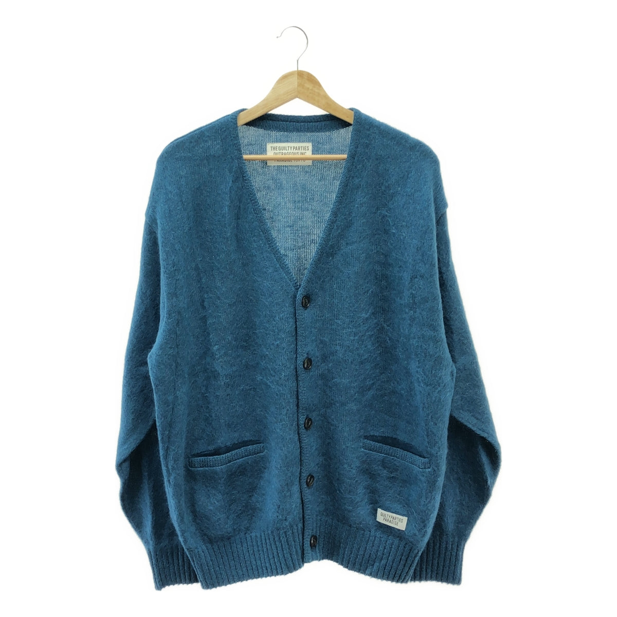 WACKO MARIA / ワコマリア | 2022AW | MOHAIR CARDIGAN モヘヤ カーディガン | M | ブルー | メンズ