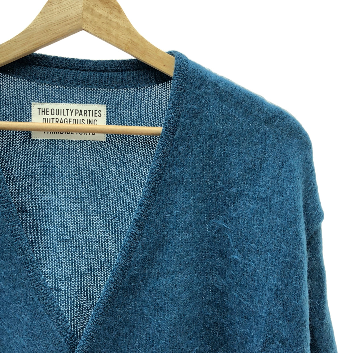 WACKO MARIA / ワコマリア | 2022AW | MOHAIR CARDIGAN モヘヤ カーディガン | M | ブルー | メンズ