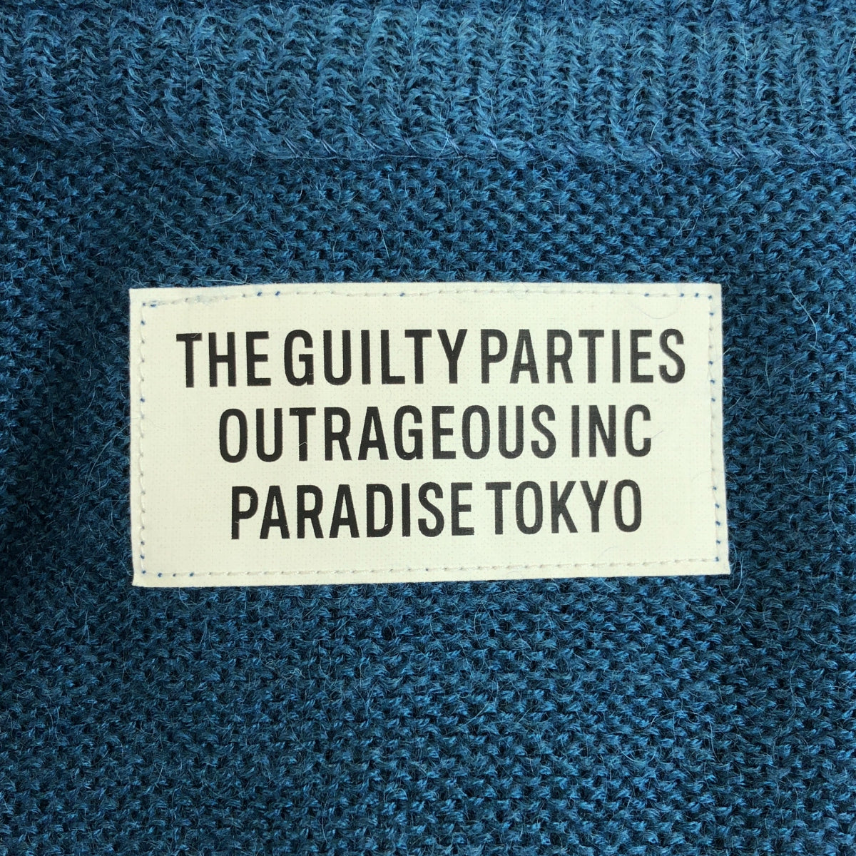 WACKO MARIA / ワコマリア | 2022AW | MOHAIR CARDIGAN モヘヤ カーディガン | M | ブルー | メンズ