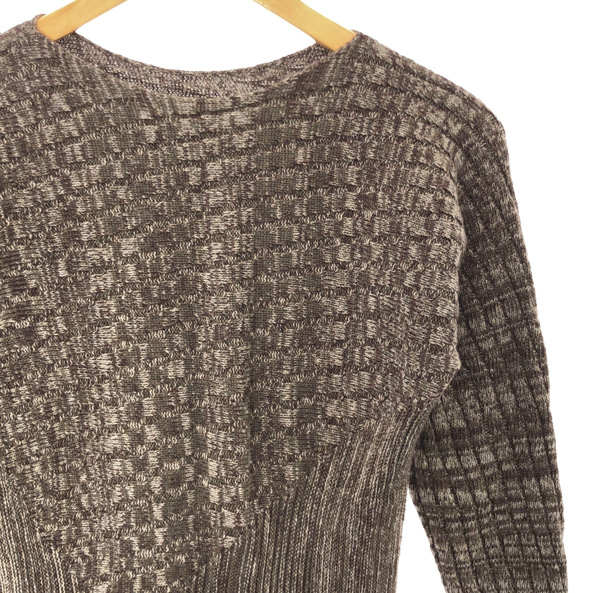 【新品】 tamaki niime 玉木新雌 / タマキニイメ | ウールコットン PO knit ニット | ブラウン | レディース