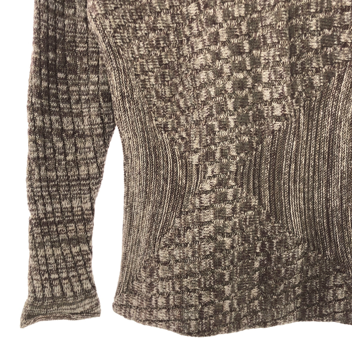 【新品】 tamaki niime 玉木新雌 / タマキニイメ | ウールコットン PO knit ニット | ブラウン | レディース