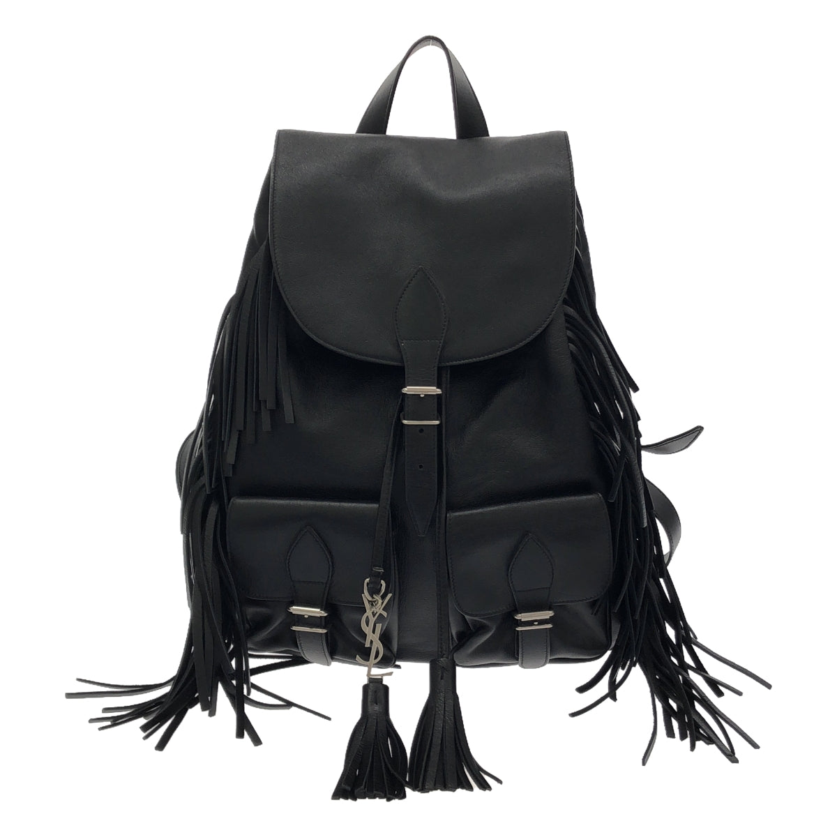 SAINT LAURENT PARIS / サンローランパリ | Calfskin Fringe Festival Backpack / 4 – KLD