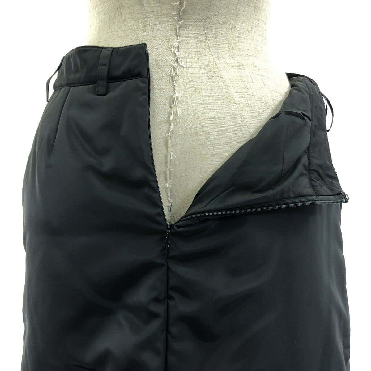 【美品】  NINA RICCI / ニナリッチ | 中綿 ダブルスカート | 34 | ブラック | レディース