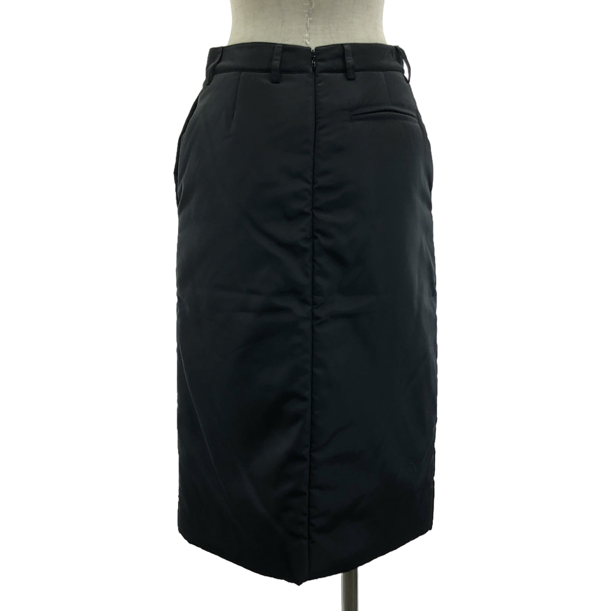 【美品】  NINA RICCI / ニナリッチ | 中綿 ダブルスカート | 34 | ブラック | レディース