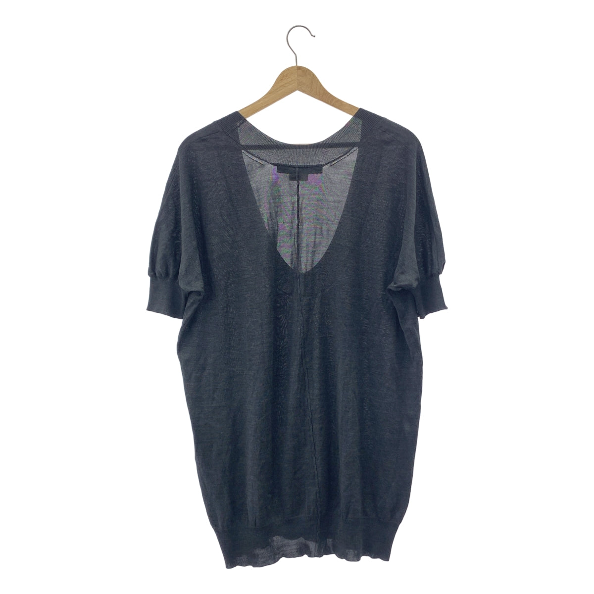JUNYAWATANABE COMMEdesGARCONS MAN / ジュンヤワタナベマン | 2008SS | silk 100% / シルク オーバーシルエット ニット トップス | S | レディース