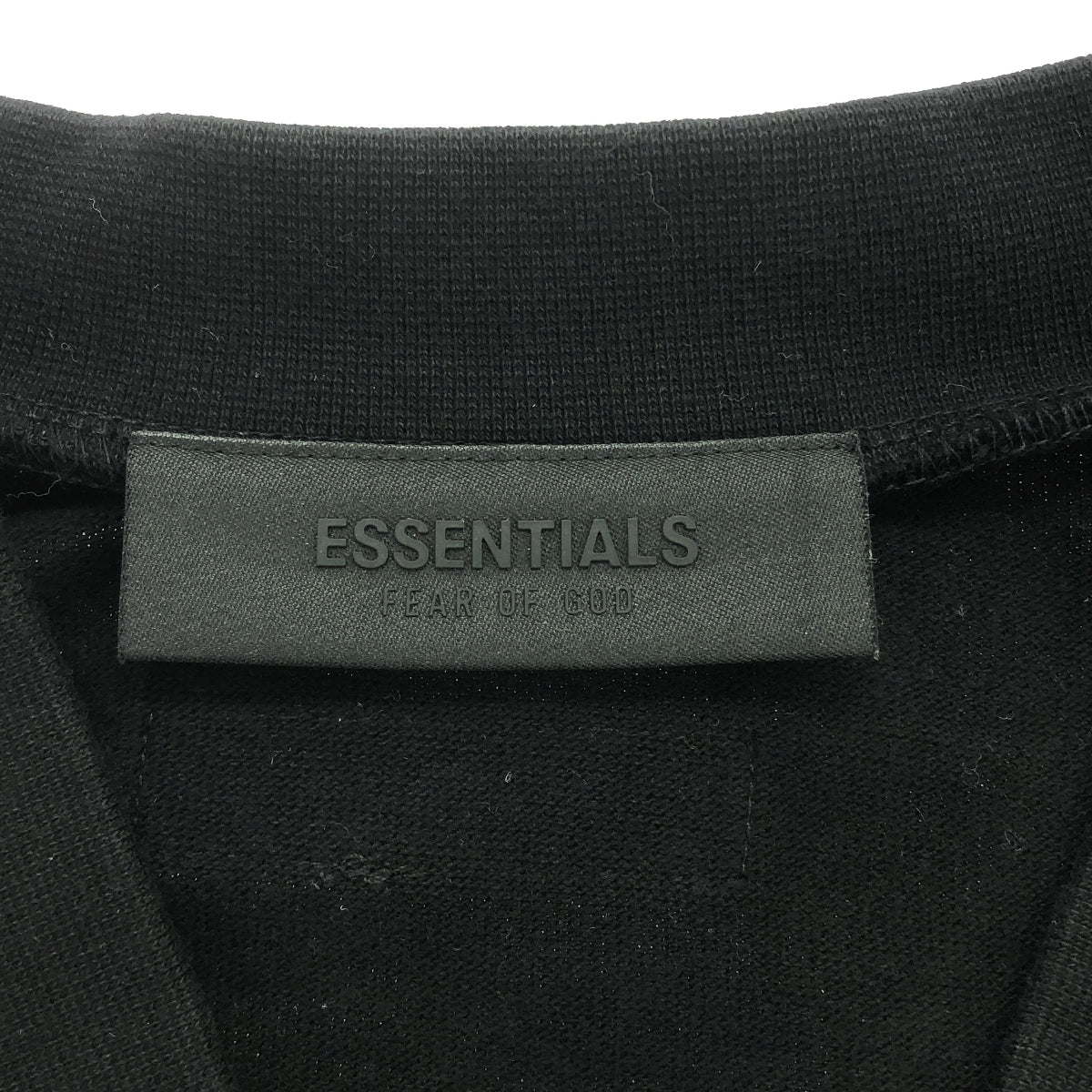 FOG ESSENTIALS / 에프오지 에센셜스 | Heavy Jersey Football Tee / 고무 로고 축구 오버 컷 톱 티셔츠 | XS | 남성