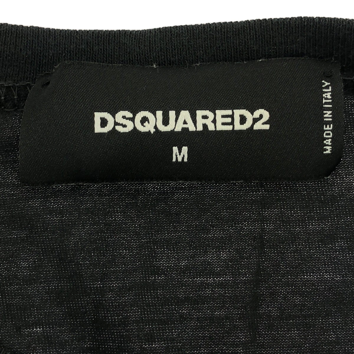 DSQUARED2 / ディースクエアード | マルチプリント バックランゲージプリント Tシャツ | M | メンズ