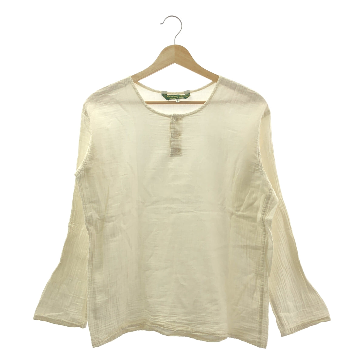 Paul Harnden / 폴 하덴 | cotton shirt / 와셔 헨리 넥 셔츠 | S |